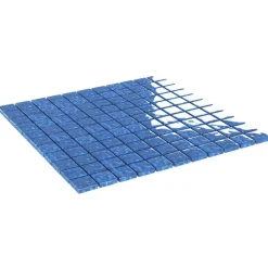 Bouwmaterialen*vidaXL Mozaïek Tegel 11 pcs 50 x 50 cm Glas Blauw