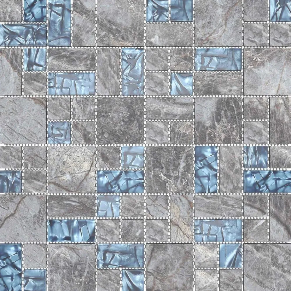 Mozaïek Tegel 11 pcs 50 x 50 cm Glas>vidaXL