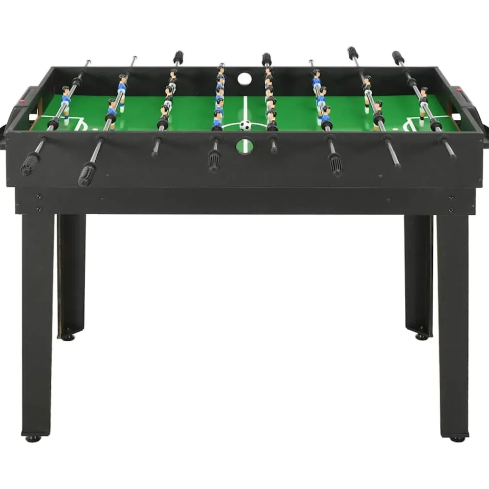 Binnenspelletjes*vidaXL Multispeeltafel 15-in-1 121x61x82 cm Zwart