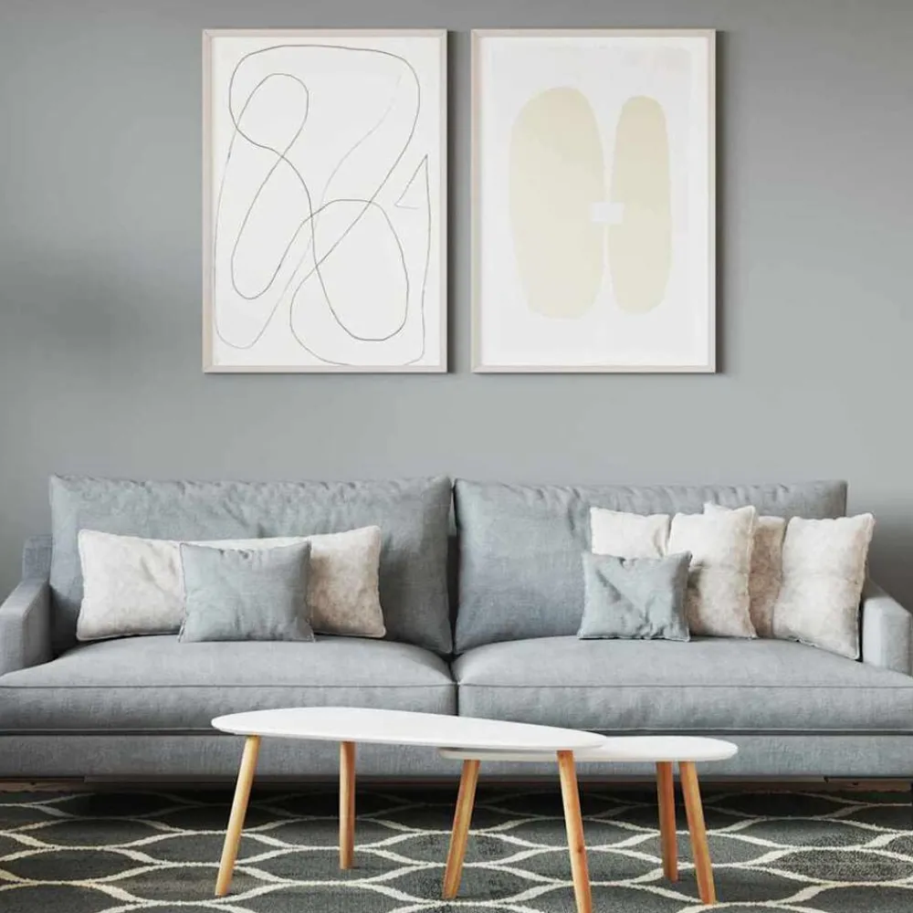 Verbruiksmaterialen Voor De Bouw*vidaXL Muurverf 2,5 L Wandprint Grijs