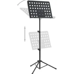 Muziekboekenstandaard staal zwart>vidaXL Sale