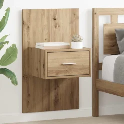 Nachtkastje 2 pcs Artisan Eiken 50 x 32,5 x 80cm Bewerkt hout>vidaXL New