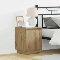 Nachtkastje Artisan Eiken 39 x 34,5 x 50 cm Bewerkt hout>vidaXL Best