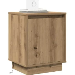 Nachtkastje Artisan Eiken 39 x 34,5 x 50 cm Bewerkt hout><noscript><img width=