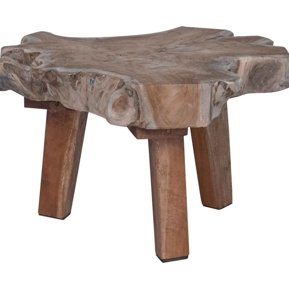 Nachtkastje Bruin 40 x 40 x 25 cm Massief Gerecycled Hout>vidaXL