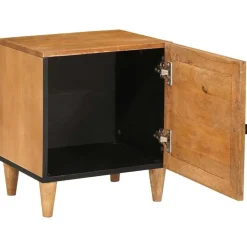 Nachtkastje Licht Bruin 40 x 33 x 46 cm Massief acaciahout><noscript><img width=