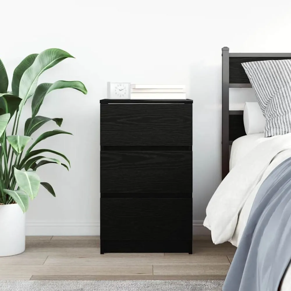 Nachtkastje met 3 lades 39x35x65 cm>vidaXL Discount
