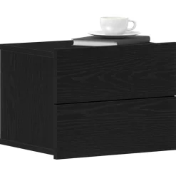 Nachtkastje met lade 40 x 30 x 30 cm Bewerkt hout><noscript><img width=