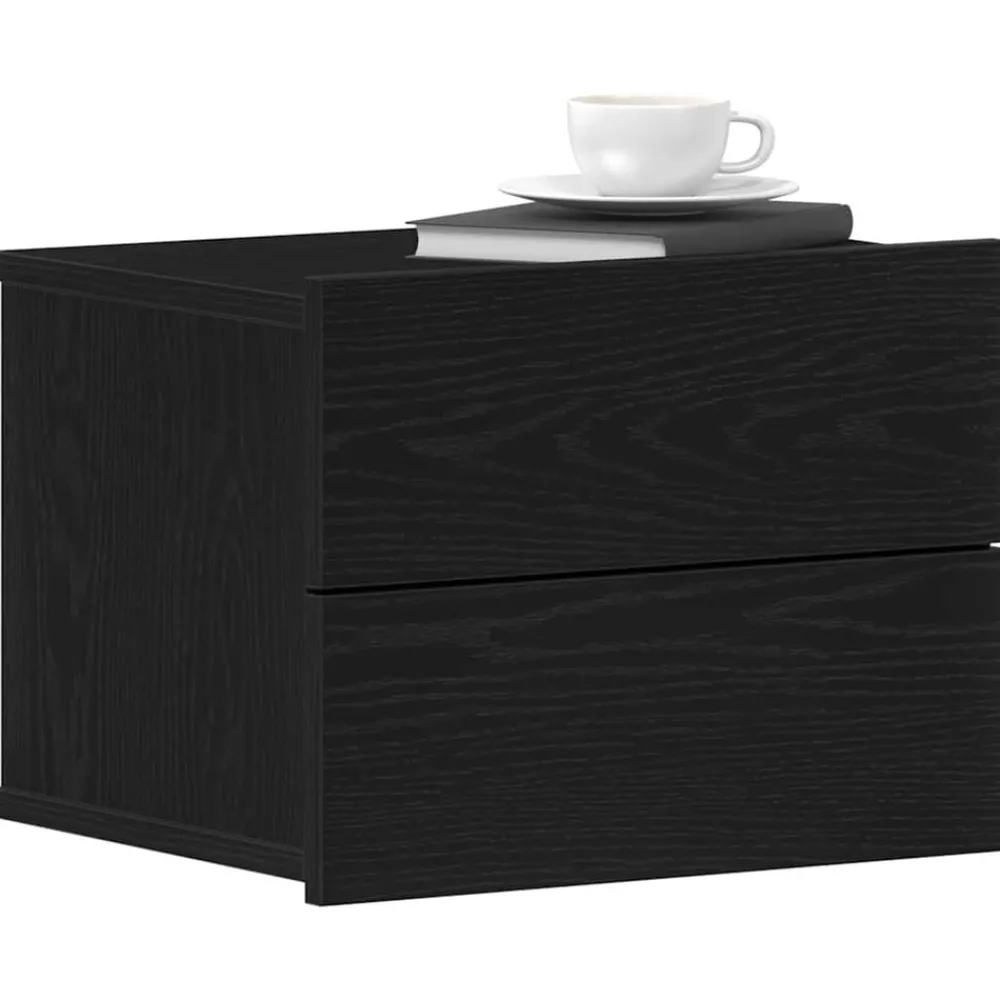 Nachtkastje met lade 40 x 30 x 30 cm Bewerkt hout>vidaXL Clearance