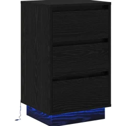 Nachtkastje met lade 39 x 34,5 x 65 cm Bewerkt hout>vidaXL Clearance