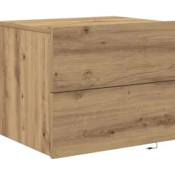 Nachtkastje met lade Artisan Eiken 50 x 39 x 41 cm Bewerkt hout>vidaXL Sale