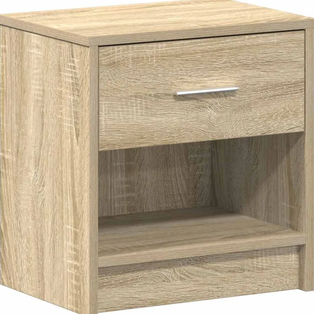 Nachtkastje met lade 39x28x41 cm kleurig>vidaXL Hot
