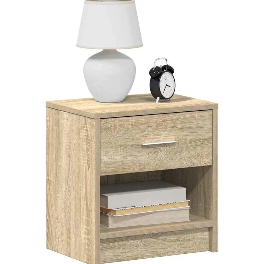 Nachtkastje met lade 39x28x41 cm kleurig>vidaXL Hot