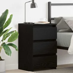 Nachtkastje met lade 40 x 35 x 62,5 cm Bewerkt hout>vidaXL Discount