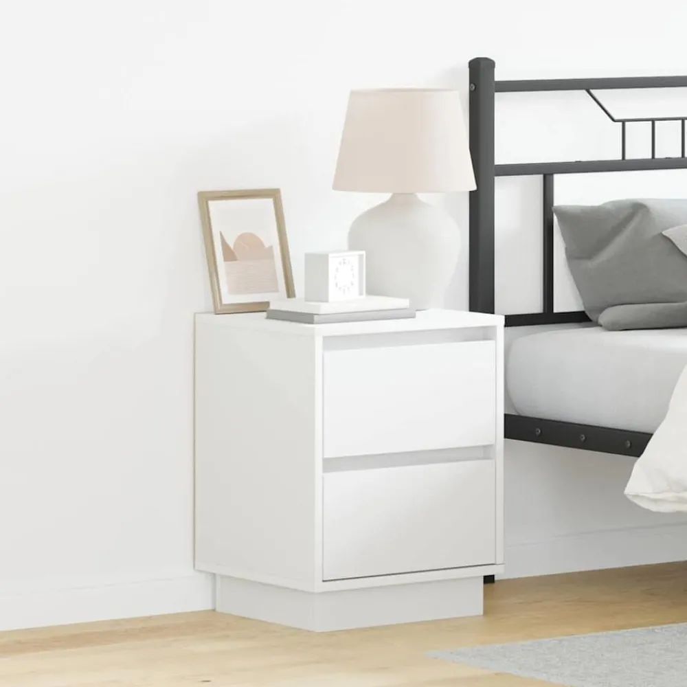 Nachtkastje met lade 39 x 34,5 x 50 cm Bewerkt hout>vidaXL Best
