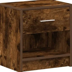 Nachtkastje met lade 39x28x41 cm kleurig>vidaXL Online