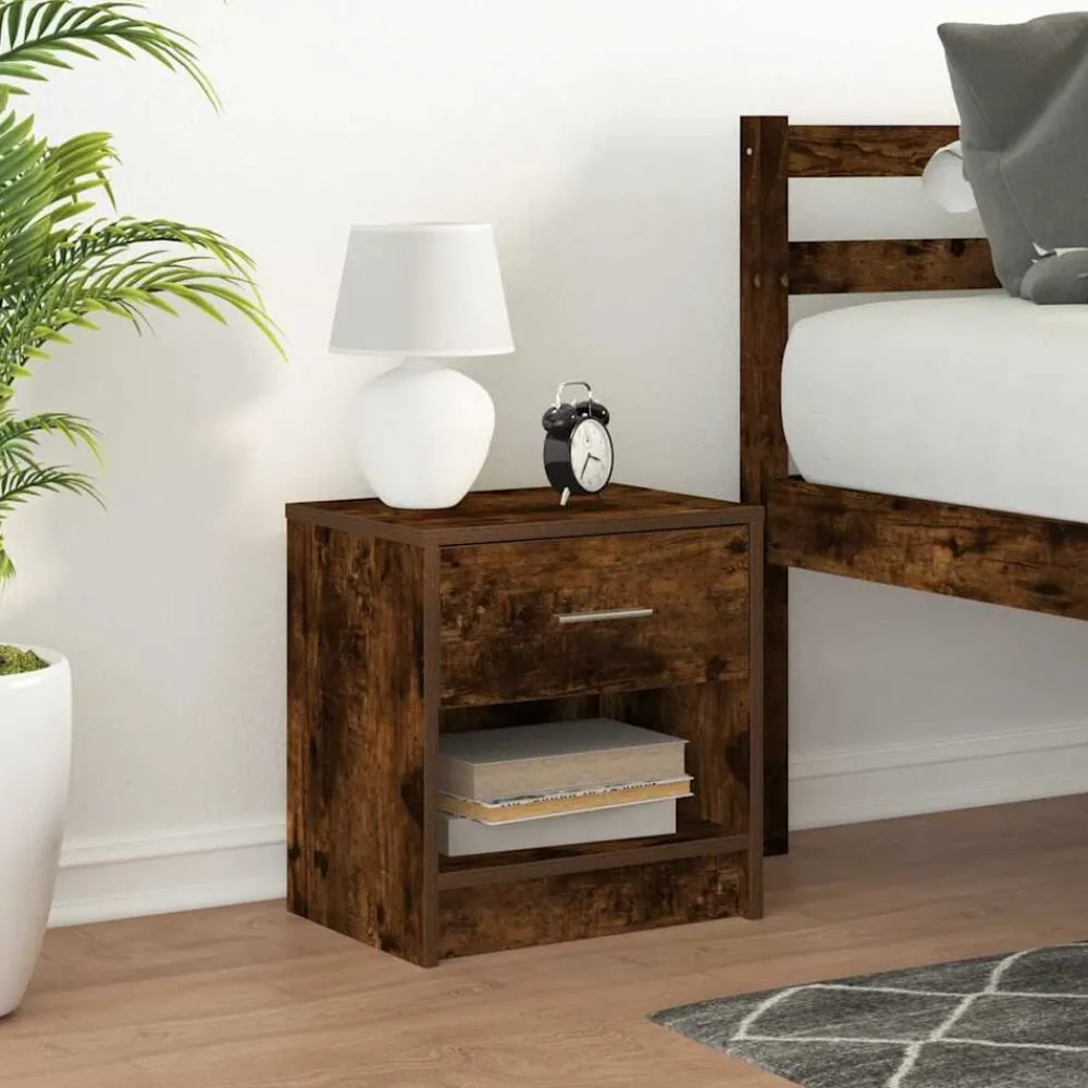 Nachtkastje met lade 39x28x41 cm kleurig>vidaXL Online
