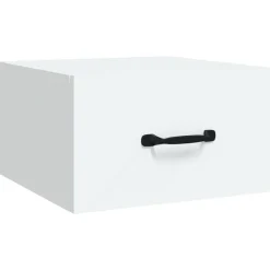 Tafels*vidaXL Nachtkastje wandgemonteerd 35x35x20 cm Wit