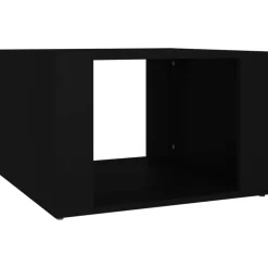 Tafels*vidaXL Nachtkastje 57x55x36 cm bewerkt hout Zwart