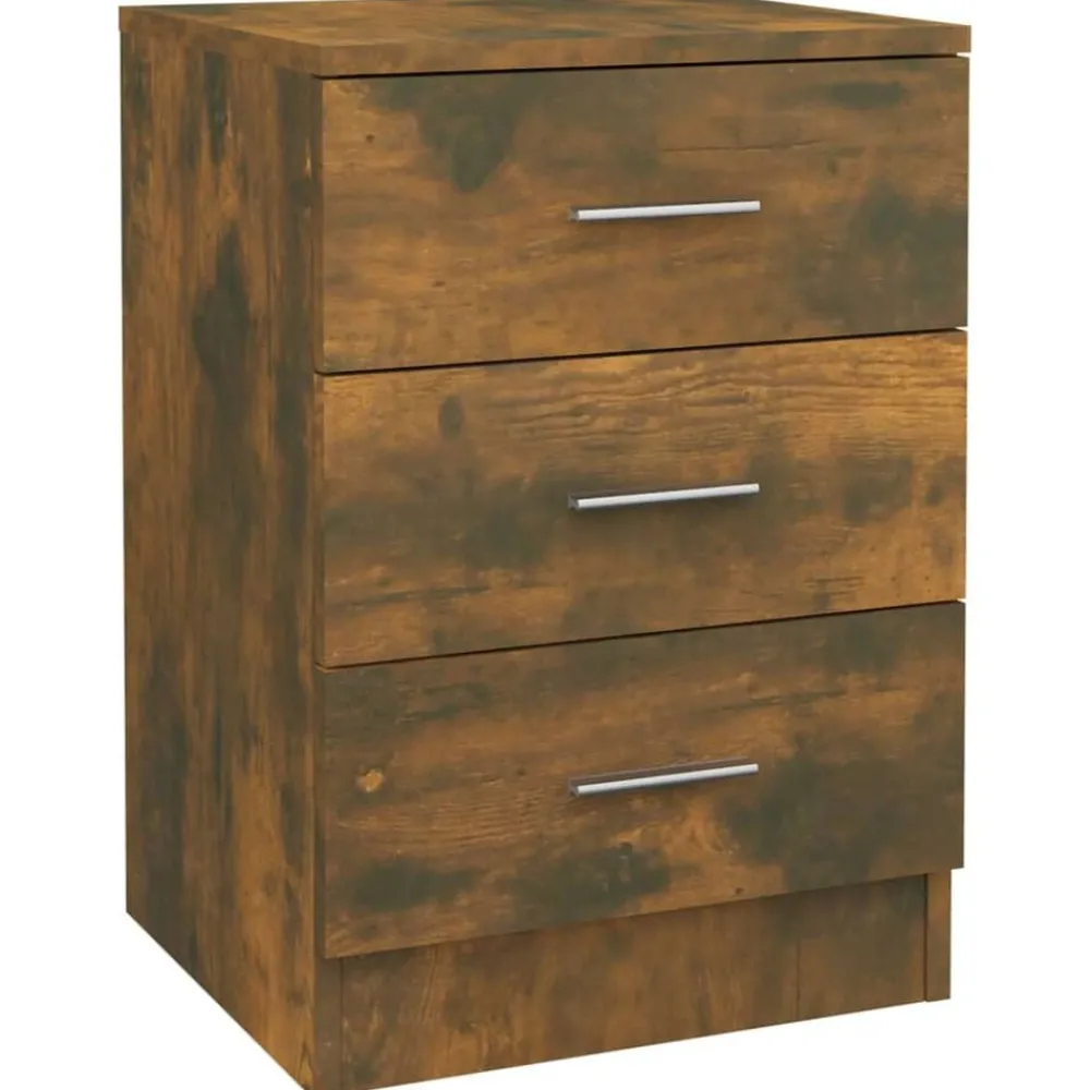 Nachtkastje 38x35x56 cm bewerkt hout kleurig>vidaXL Hot