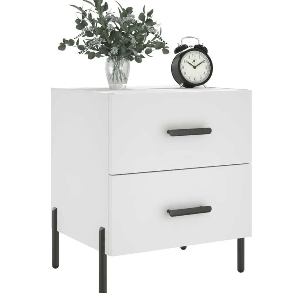 Nachtkastje 40x35x47,5 cm bewerkt hout>vidaXL Sale