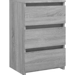 Nachtkastje 40x35x62,5 cm bewerkt hout eikenkleur>vidaXL Discount