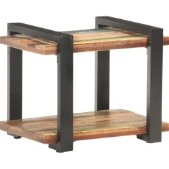 Nachtkastje 50x40x40 cm massief gerecycled hout>vidaXL Sale