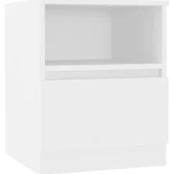 Nachtkastje 40x40x50 cm bewerkt hout>vidaXL Outlet