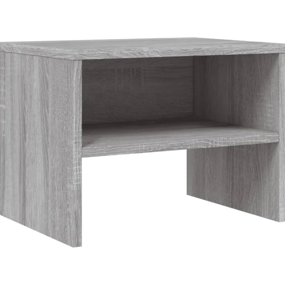 Nachtkastje 40x30x30 cm bewerkt hout eikenkleurig>vidaXL Online