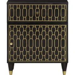 Nachtkastje 50x33x60 cm massief mangohout><noscript><img width=