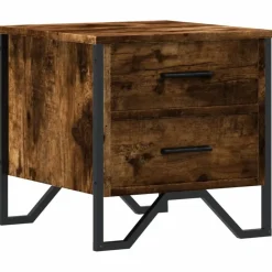 Nachtkastje 40x41x40 cm bewerkt hout kleurig>vidaXL Clearance