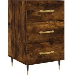 Nachtkastje 40x40x66 cm bewerkt hout kleurig>vidaXL