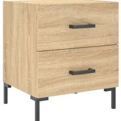 Nachtkastje 40x35x47,5 cm bewerkt hout kleurig>vidaXL Best