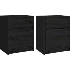 Nachtkastjes 2 st 40x31x50 cm massief grenenhout>vidaXL Outlet