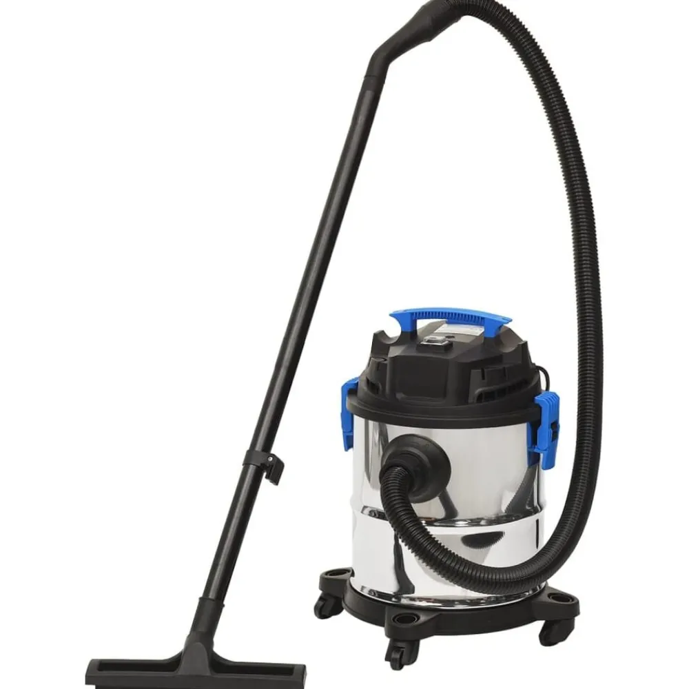 Huishoudelijke Apparaten*vidaXL Nat- en droogzuiger 1200 W 20 L zilverkleurig