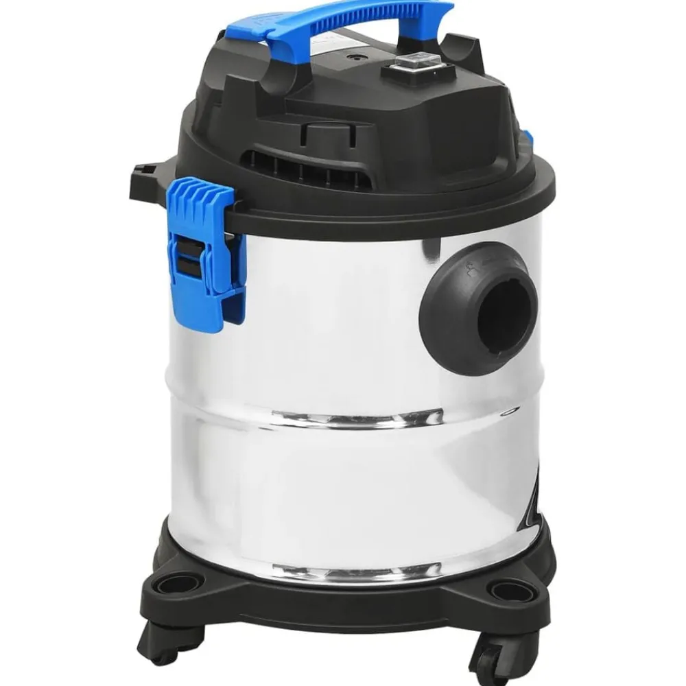 Huishoudelijke Apparaten*vidaXL Nat- en droogzuiger 1200 W 20 L zilverkleurig