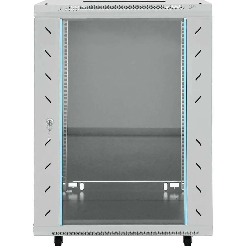 Netwerk kabinet met opslag 60 x 60 x 80 cm Staal>vidaXL Sale