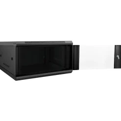 Elektronica*vidaXL Netwerk kabinet met opslag 60 x 60 x 35 cm Staal Zwart