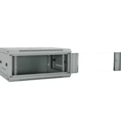 Elektronica*vidaXL Netwerk kabinet met opslag 60 x 45 x 28 cm Staal Grijs