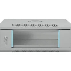 Elektronica*vidaXL Netwerk kabinet met opslag 53 x 45 x 21 cm Staal Grijs