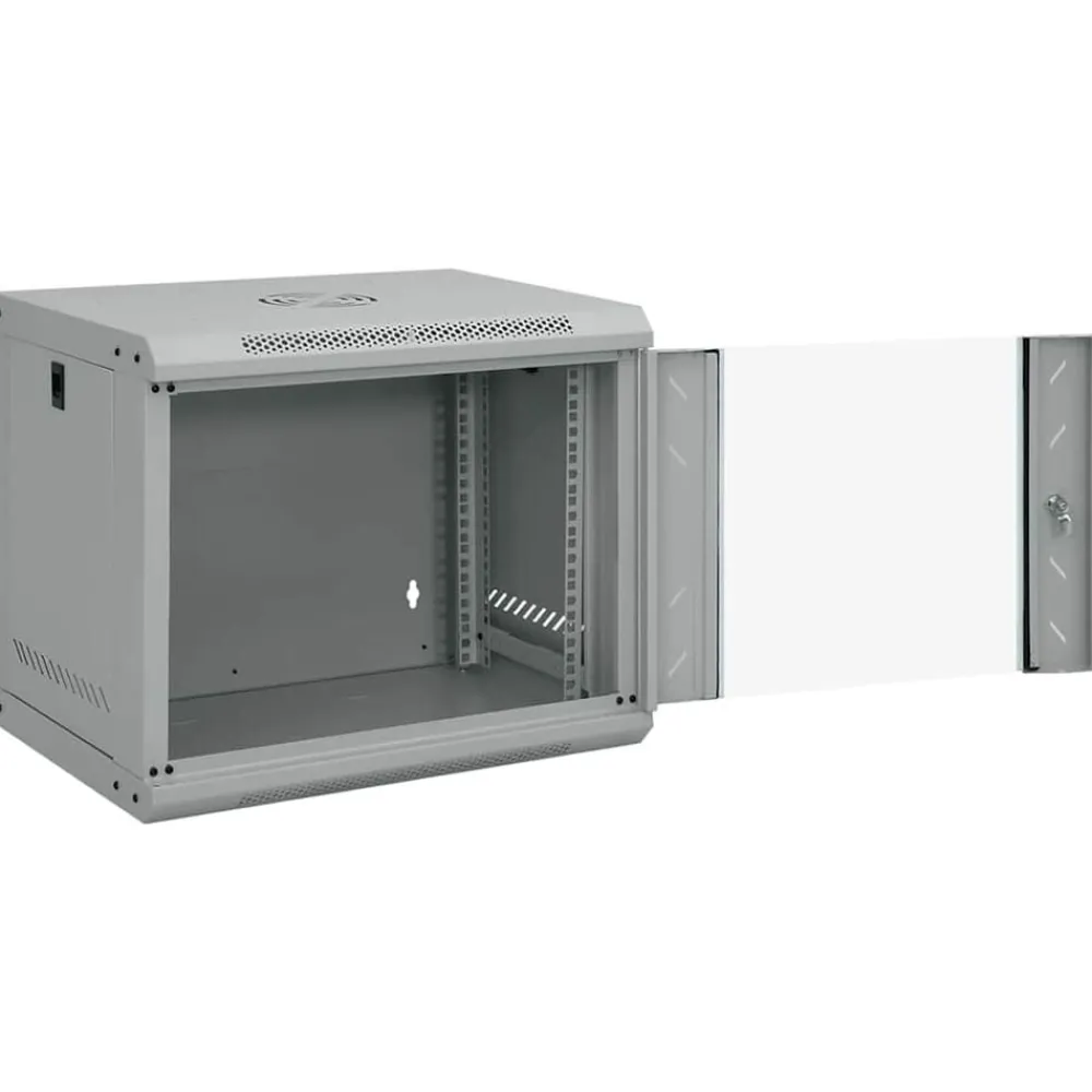 Netwerk kabinet met opslag 53 x 45 x 45 cm Staal>vidaXL Discount