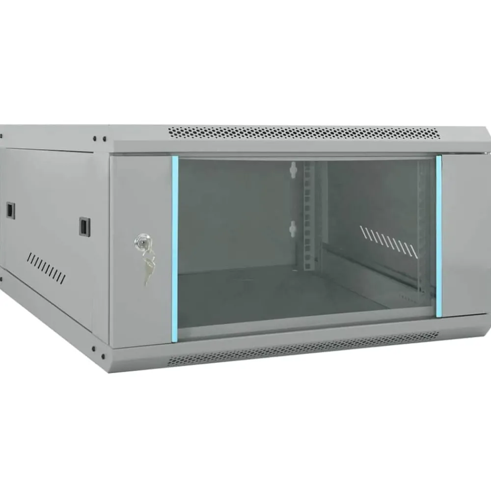 Netwerk kabinet met opslag 60 x 60 x 35 cm Staal>vidaXL Sale