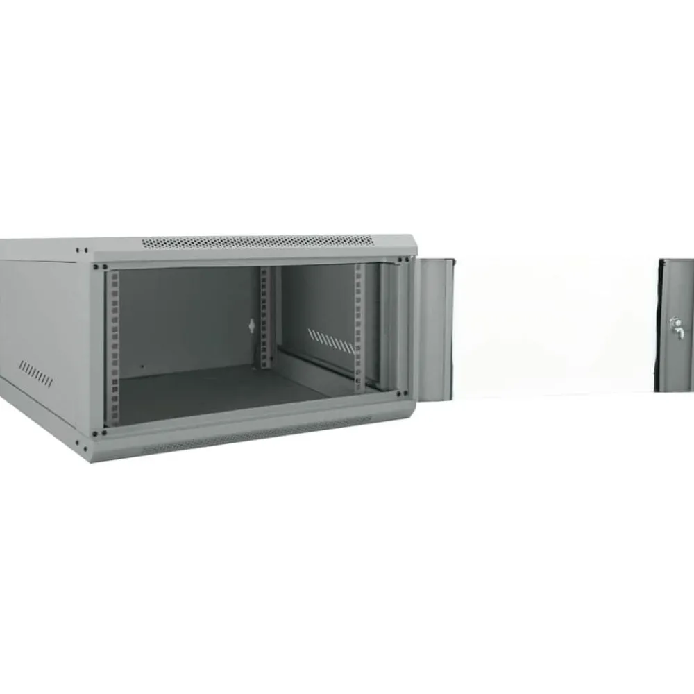 Netwerk kabinet met opslag 60 x 60 x 35 cm Staal>vidaXL Sale