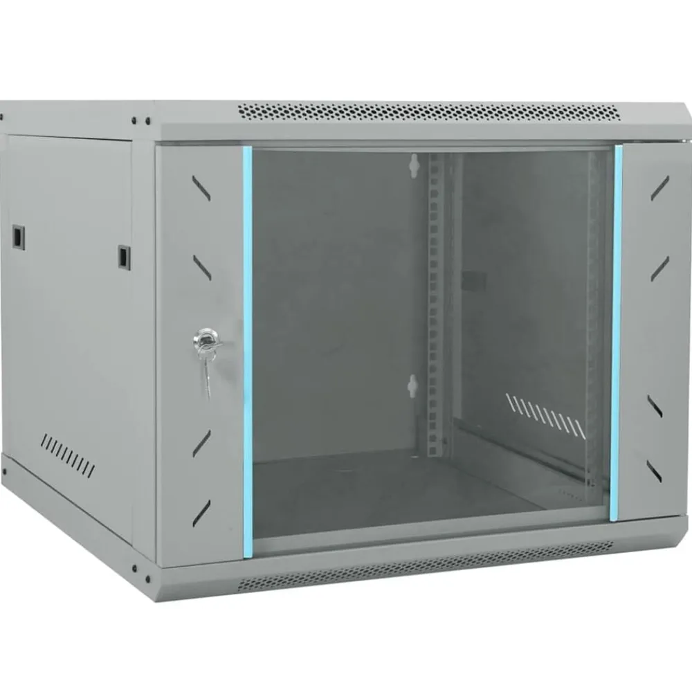 Netwerk kabinet met opslag 60 x 60 x 50 cm Staal>vidaXL Sale