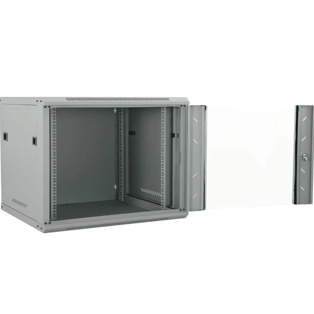 Netwerk kabinet met opslag 60 x 60 x 50 cm Staal>vidaXL Sale