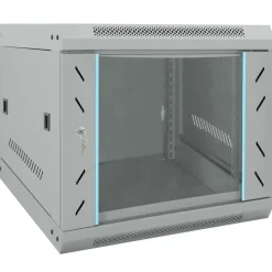 Elektronica*vidaXL Netwerk kabinet met opslag 53 x 60 x 45 cm Staal Grijs