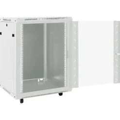 Elektronica*vidaXL Netwerkkast 15U 19" IP20 60x45x86 cm Grijs