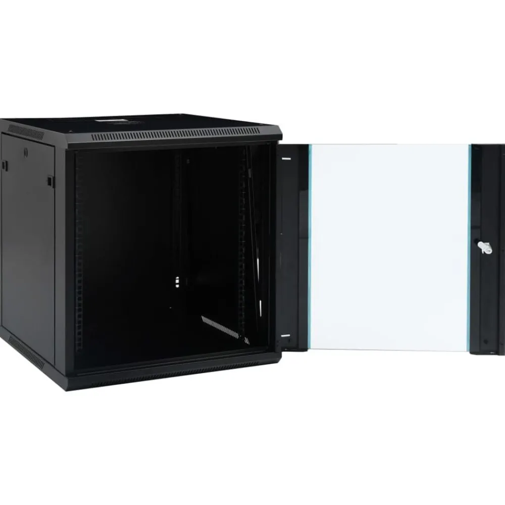Netwerkkast voor aan de muur 12U 19" IP20 600x600x640 mm>vidaXL Online