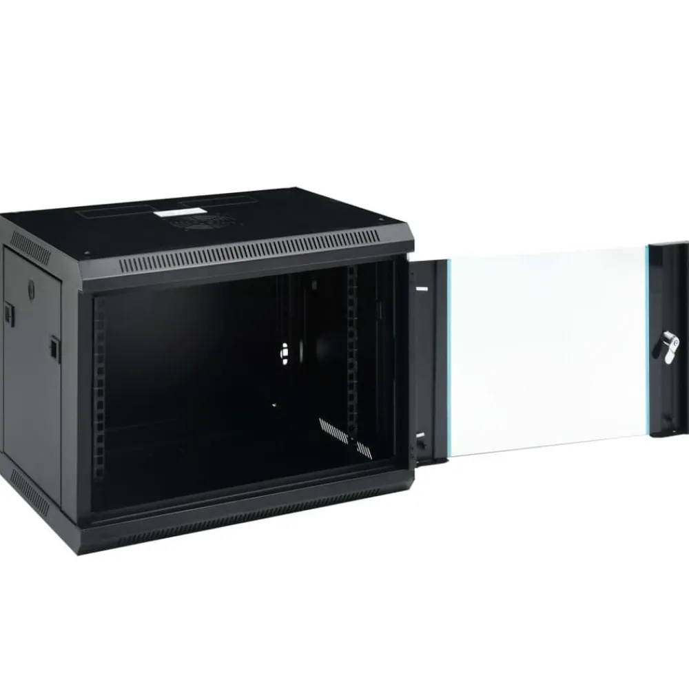 Netwerkkast voor aan de muur 9U 19" IP20 600x450x510 mm>vidaXL
