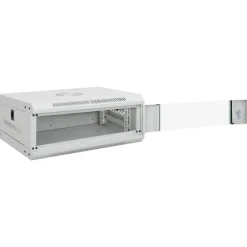 Elektronica*vidaXL Netwerkkast wandgemonteerd 4U 19" IP20 53x40x21 cm Grijs